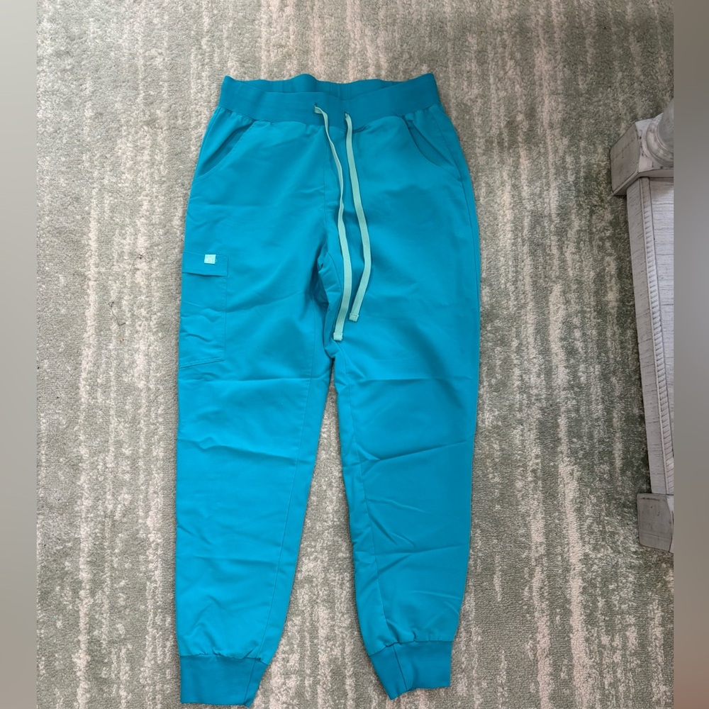 Garde Malade Teal High Waisted Joggers